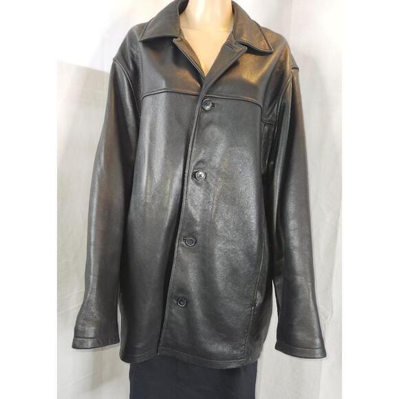 Joseph and Feiss Mens Leather Jacket - Picture 2 of 12
